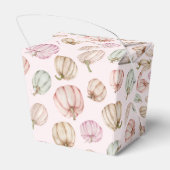 Pastel Pumpkins Pink Girl Baby shower Bedankdoosjes (Achterkant)