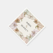 Pastel Pumpkins Vrijgezellenfeest Servet (Hoek)