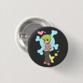Pastel Punk Ronde Button 3,2 Cm (Voorkant /achterkant)