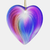 Pastel Purple + Blue on a Beautiful Valentine Tree Keramisch Ornament (Rechts)