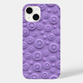 Pastel Purple Spiral iPhone Case for Women (Achterkant)
