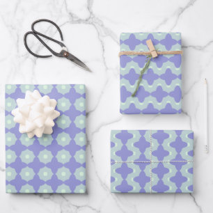 Pastel Purpliana 1 patroon Inpakpapier Vel