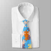Pastel Puzzle Stropdas (Gebonden)