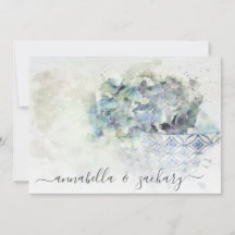 *~* Pastel QR AR26 Flowers FOTO RSVP WEDDING