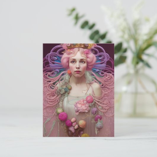 Pastel Queen Briefkaart (Staand voorkant)