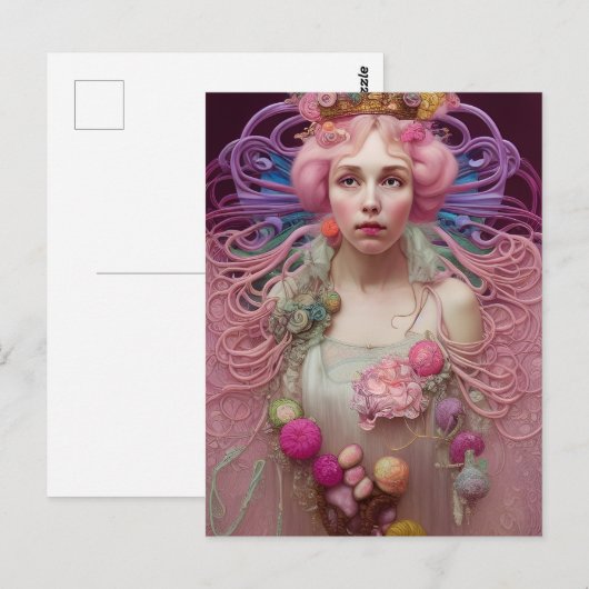 Pastel Queen Briefkaart (Voorkant / Achterkant)