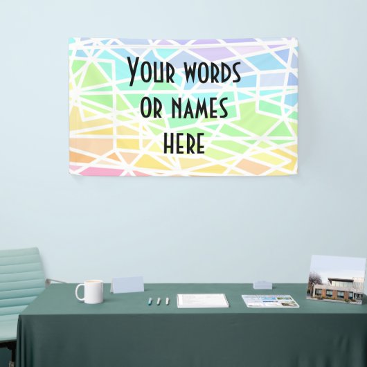 Pastel Rainbow - Aangepaste banner (Beurs)