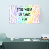 Pastel Rainbow - Aangepaste banner (Beurs)