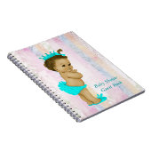 Pastel Rainbow Baby shower gastenboek Notitieboek (Rechterzijde)