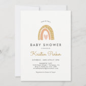 Pastel Rainbow Baby shower Invitation Kaarten (Voorkant)