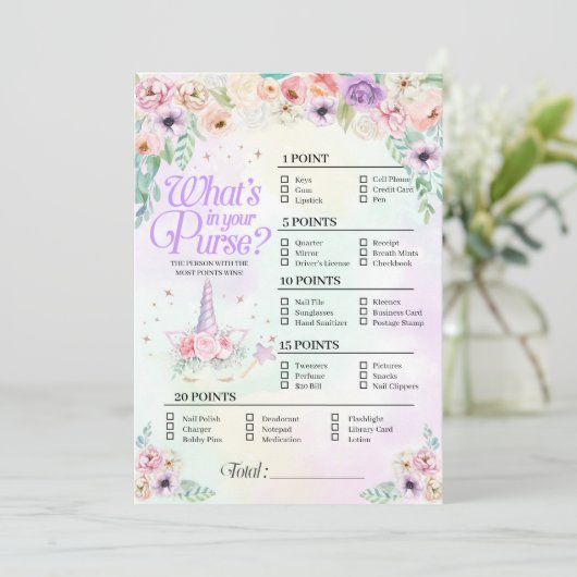 Pastel Rainbow Baby Wat zit er in je portemonnee G Kaart (Staand voorkant)