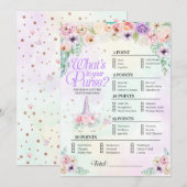 Pastel Rainbow Baby Wat zit er in je portemonnee G Kaart (Voorkant / Achterkant)