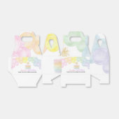 Pastel Rainbow Balloon Favor Box Verjaardagsfeest Bedankdoosjes (Uitgevouwen)