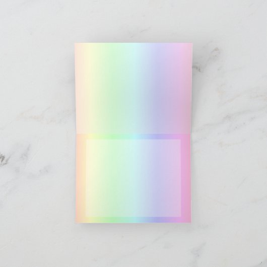 Pastel Rainbow bedankt (Binnen)