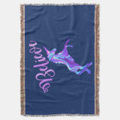 Pastel Rainbow Believe Unicorn Deken (Voorkant Verticaal)