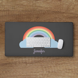 Pastel Rainbow Black Bureaumat