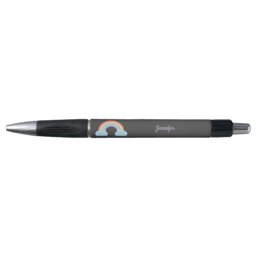 Pastel Rainbow Black Pen (Voorkant)