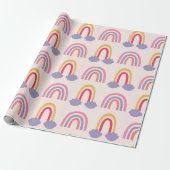 Pastel Rainbow Bliss Cadeaupapier (Uitgerold)