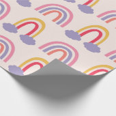 Pastel Rainbow Bliss Cadeaupapier (Hoek)