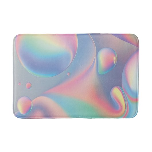 Pastel Rainbow Bubble Medium 20 "x30" Badmat (Voorkant)