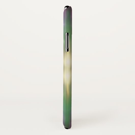 Pastel Rainbow Celtic Dara Knot iPhone X Hoesje (Achterkant / rechts)