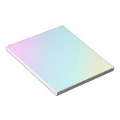PASTEL RAINBOW COLORFUL GRADITS BACKGROUNTS WALL NOTITIEBLOK (Schuin)