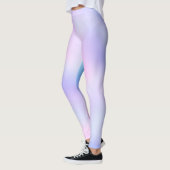 Pastel Rainbow Colors Abstract Blur Gradient Schad Leggings (Links)