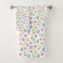 Pastel Rainbow Crystals Patroon