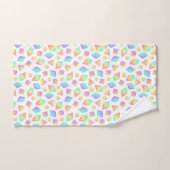 Pastel Rainbow Crystals Patroon Bad Handdoek (Handdoek)