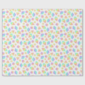 Pastel Rainbow Crystals Patroon Cadeaupapier (Vlak)