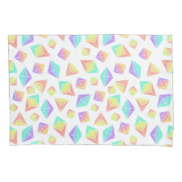 Pastel Rainbow Crystals Patroon Kussensloop
