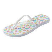 Pastel Rainbow Crystals Patroon Teenslippers (Schuin)