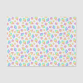 Pastel Rainbow Crystals Patroon Tissuepapier (Voorkant)
