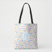 Pastel Rainbow Crystals Patroon Tote Bag (Voorkant)