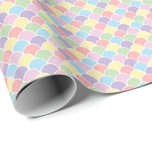 Pastel Rainbow Diamond Harlequin Gift Wrap Cadeaupapier (Rol Hoek)