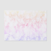 Pastel Rainbow Faux Marmer Tissuepapier (Voorkant)