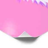 Pastel Rainbow Ferret - Cute Pink Pet Art Perfect Poster (Hoek)