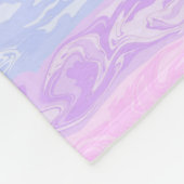 Pastel Rainbow  Fleece Deken (Hoek)