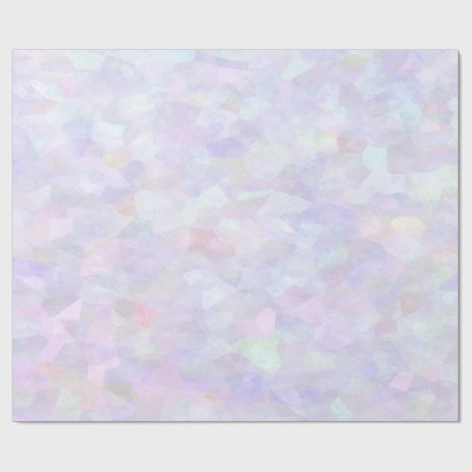 Pastel Rainbow Glitter Cadeaupapier (Vlak)