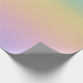 Pastel Rainbow Gradient Ombre Cadeaupapier (Hoek)