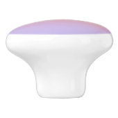 Pastel Rainbow Gradient Ombre Keramische Knop (Zijkant)