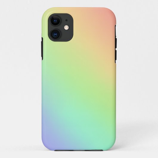 Pastel Rainbow Gradient Phone Case  (Achterkant)