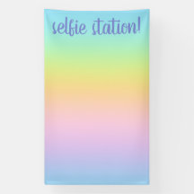 Pastel Rainbow Gradient Selfie-station