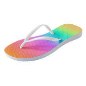 Pastel Rainbow Gradient Teenslippers (Schuin)