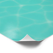 Pastel Rainbow Heart Pool Float Art Dreamy Summer Perfect Poster (Hoek)