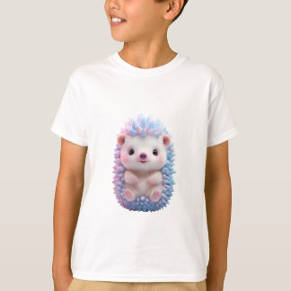 Pastel Rainbow Hedgehog Kids T-shirt