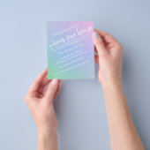 Pastel Rainbow Housewarming Party Flyer (Hand)
