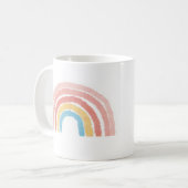 Pastel Rainbow Koffiemok (Voorkant links)