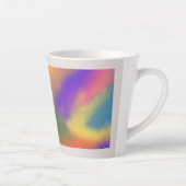 "Pastel Rainbow Latte Mok – Kleurrijk en Stijlvol (Rechts)