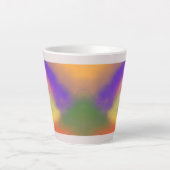 "Pastel Rainbow Latte Mok – Kleurrijk en Stijlvol (Voorkant)